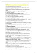 NUR 302 - CHAPTER 8 EXAM QUESTIONS ANSWERED CORRECTLY LATEST UPDATE 2026&NewLine;