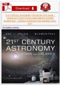 21st Century Astronomy 4th Edition Test Bank by Laura Kay&comma; Stacy Palen&comma; Brad Smith & George Blumenthal &ndash; Verified Questions and Answers 2026&ndash;2027