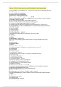NUR 302 - CHAPTER 9 EXAM QUESTIONS ANSWERED CORRECTLY LATEST UPDATE 2026