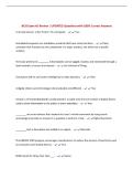 BUNDLE FOR BCIS EXAMS with UPDATED Questions AND 100&percnt; Correct Answers