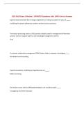 BCIS 3610 Exam 3 Review &vert; UPDATED Questions with 100&percnt; Correct Answers&NewLine;
