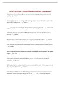 UNT BCIS 3610 Exam 1 &vert; UPDATED Questions with 100&percnt; Correct Answers&NewLine;