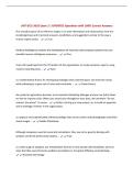 UNT BCIS 3610 Exam 2 &vert; UPDATED Questions with 100&percnt; Correct Answers&NewLine;