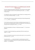 BCIS 3610 UNT Final Gerth Chapters 11- 14&vert; UPDATED Questions with 100&percnt;&NewLine;Correct Answers