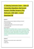 CT Glazing Contractor Exam &ndash; State Of &NewLine;Connecticut Questions And Correct &NewLine;Answers &lpar;Verified Answers&rpar; Plus &NewLine;Rationales 2026 Q&A &vert; Instant &NewLine;Download Pdf 