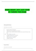 NURS 480 WEEK 7 NOTES QUESTIONS AND CORRECT ANSWERS