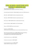 CNSL 503 MOD 4 QUESTIONS WITH CORRECT ANSWERS 2026