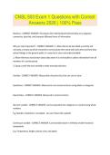 CNSL 503 Exam 1 Questions with Correct Answers 2026 100&percnt; Pass