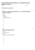 Water Treatment Operator Practice Test &ndash; HI &lpar;Hawaii&rpar;&colon; Exam Prep&comma; Questions & Answers