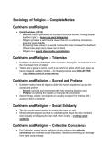 A-Level Sociology Beliefs in Society Complete Revision Notes &lpar;AQA&rpar; &ndash; Theories&comma; Studies&comma; Evaluation & Exam Preparation