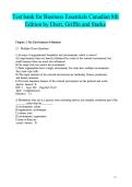 Test Bank - Business Essentials &lpar;Canadian 8th Edition&rpar; by Ebert
