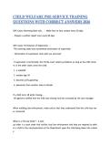 CHILD WELFARE PRE-SERVICE TRAINING &NewLine;QUESTIONS WITH CORRECT ANSWERS 2026 