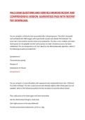 Pediatric Advanced Life Support &lpar;PALS&rpar; Exam &ndash; Recent and Comprehensive Practice Questions with Verified Answers for Certification Success&NewLine;&NewLine;