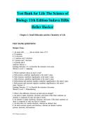Test Bank - Life&colon; The Science of Biology &lpar;11th Edition by Sadava&rpar;