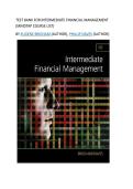 Test bank for Intermediate Financial Management &lpar;MindTap Course List&rpar;&NewLine;by Eugene Brigham &lpar;Author&rpar;&comma; Phillip Daves &lpar;Author&rpar;  all pages covered fully with test questions and answers guide A&plus;