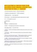 ESCO ELECTRICAL CERTIFICATION EXAM&NewLine;QUESTIONS WITH VERIFIED ANSWERS 2026 &vert;&NewLine;Exam Prep Bundle &vert; A&plus; Verified
