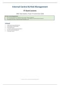 Totale Samenvatting Internal Control & Risk Managment