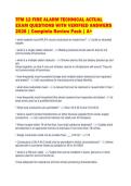 TFM 12 FIRE ALARM TECHNICAL ACTUAL&NewLine;EXAM QUESTIONS WITH VERIFIED ANSWERS&NewLine;2026 &vert; Complete Review Pack &vert; A&plus;