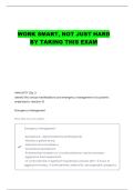NSG 119 EXAM 1 STUDY GUIDE QUESTIONS AND CORRECT ANSWERS