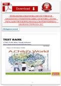 Test Bank for A Child's World Infancy Through Adolescence 13th Edition  Gabriela Martorell&comma; Diane E&period; Papalia & Ruth Duskin Feldman All Chapters Verified A&plus; Grade Solutions 2026&ndash;2027
