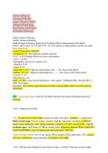 Galen College of Nursing NUR 265 Exam 1 Review 2026 &vert; Advanced Med-Surg Key Points&comma; Lab Values & Practice Questions