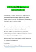 SS 10 Conflict 2026 Questions and&NewLine;Answers Graded A&plus;