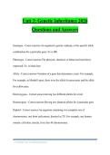 Unit 3&colon; Genetic Inheritance 2026&NewLine;Questions and Answers