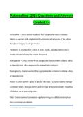 Nationalism 2026 Questions and Answers&NewLine;Graded A&plus;
