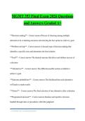 MGMT 353 Final Exam 2026 Questions&NewLine;and Answers Graded A&plus;