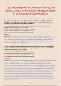 TEST BANK Priorities in Critical Care Nursing&comma; 9th&NewLine;Edition&comma; Linda D&period; Urden&comma; Kathleen M&period; Stacy&comma; Chapters&NewLine;1 - 27&comma; Complete &vert;&vert; Complete Guide A&plus;
