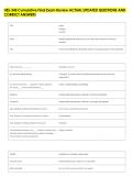 HES-345 Cumulative Final Exam Review ACTUAL UPDATED QUESTIONS AND &NewLine;CORRECT ANSWERS