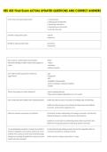 HES 455 Final Exam ACTUAL UPDATED QUESTIONS AND CORRECT ANSWERS 