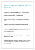 WGU D077 EXAM QUESTIONS WITH COMPLETE SOLUTIONS