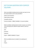D077 PA EXAM QUESTIONS WITH COMPLETE SOLUTIONS&period;