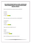 TEAS NURSING ENTRANCE EXAM &lpar;ALL IN ONE&rpar; &vert; QUESTIONS AND VERIFIED ANSWERS&vert;GRADED A&plus;&vert;PASS FIRST ATTEMPT&vert;NEWEST 2026&sol;2027 UPDATE&excl;&excl;&excl;&excl;