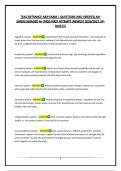 TEAS ENTRANCE A&P EXAM &vert; QUESTIONS AND VERIFIED ANSWERS&vert;GRADED A&plus;&vert;PASS FIRST ATTEMPT&vert;NEWEST 2026&sol;2027 UPDATE&excl;&excl;&excl;&excl;