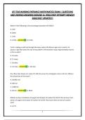 ATI TEAS NURSING ENTRANCE MATHEMATICS EXAM &vert; QUESTIONS AND VERIFIED ANSWERS&vert;GRADED A&plus;&vert;PASS FIRST ATTEMPT&vert;NEWEST 2026&sol;2027 UPDATE&excl;&excl;&excl;&excl;