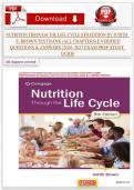 Nutrition Through the Life Cycle 8th Edition &lpar;Judith E&period; Brown&rpar; &ndash; Comprehensive Study Notes & Revision Guide &lpar;All Chapters&rpar;