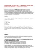 Chamberlain NR283 Pathophysiology Exam 1 Bundle 2026 &ndash; 4 Versions Study Guide & NGN Practice Questions