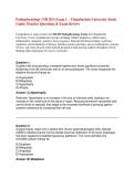 Chamberlain NR283 Pathophysiology Exam 1 Bundle 2026 &ndash; 4 Versions Study Guide & NGN Practice Questions bundle