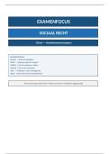 Examenfoucs Sociaal Recht &vert; UGent 