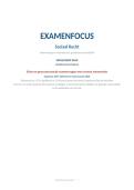 Examenfoucs Sociaal Recht &vert; UGent 