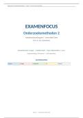 Examenfocus 2de bachelor Handelswetenschappen &vert; UGent &vert; 2de semester
