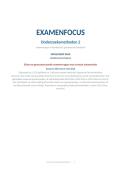 Examenfocus 2de bachelor Handelswetenschappen &vert; UGent &vert; 2de semester