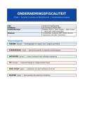 Examenfocus &vert; Ondernemingsfiscaliteit &vert; UGent
