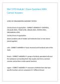 Biol 1593 Module 1 Exam Questions With Correct Answers
