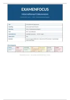 Examenfocus Internationaal Business Class &vert; IBC &vert; Internationaal Zakenwezen &vert; UGent