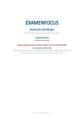 Examenfocus Financi&euml;le Instellingen &vert; UGent 