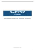 Examenfocus 1ste bachelor Handelswetenschappen &vert; UGent &vert; 2de semester