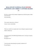 REAL ESTATE NATIONAL EXAM 2025&sol;2026 QUESTIONS AND CORRECT ANSWERS GRADED A&plus;&NewLine;&NewLine;